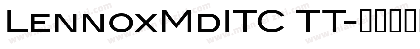 LennoxMdITC TT字体转换
